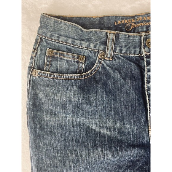Lauren Jeans‎ Co. Premium Womens Jeans Mid Rise Blue Denim Size 4 - Picture 5 of 16